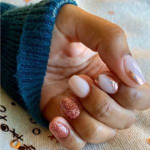 0.5 oz jar of Crown Dip Powder by Revel Nail